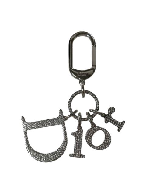 Dior CHRISTIAN DIOR Swarovski Dior Logo Key Chain