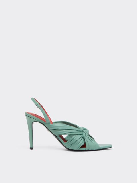 Ferrari Leather slingback sandal