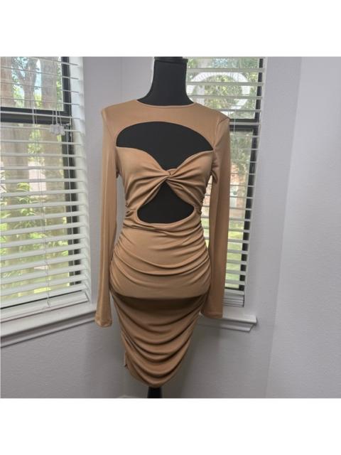 Other Designers SHEIN Tan Long Sleeve Dress