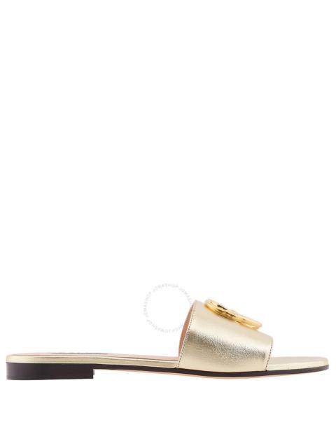 Other Designers Bally Emblem-Plaque Leather Slides