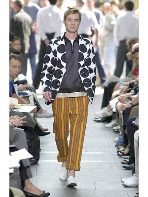 Comme Des Garçons Runway SS01 Stripes Pants