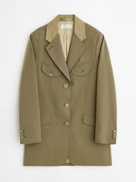 Our Legacy Cruise Blazer Dry Leaf Balance Woolcot