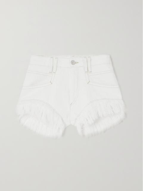 Isabel Marant Étoile Eneidao Frayed Denim Shorts