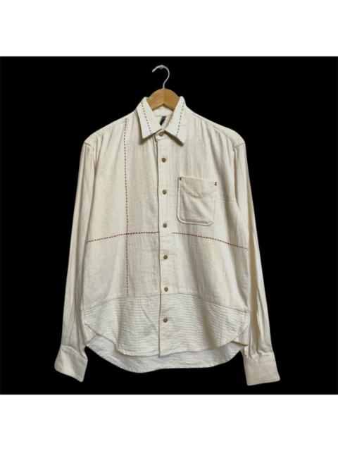 Other Designers Eternal Japan Shasiko Button Front Shirt