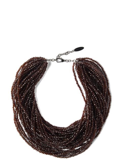 Brunello Cucinelli Glass and silver chocker