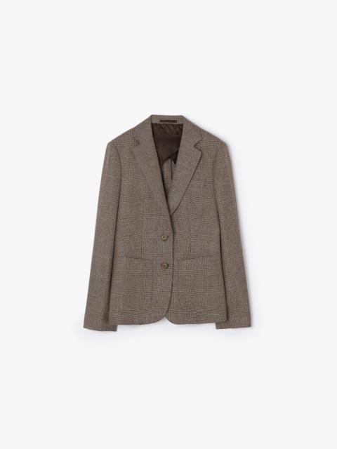 Burberry Burberry Single Breasted Blazer Jacket Brown Women