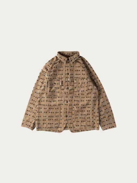 Kapital Cotton TUME-BASHOH CACTUS Coverall - Beige