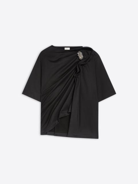 Dries Van Noten TEE WITH BROOCH