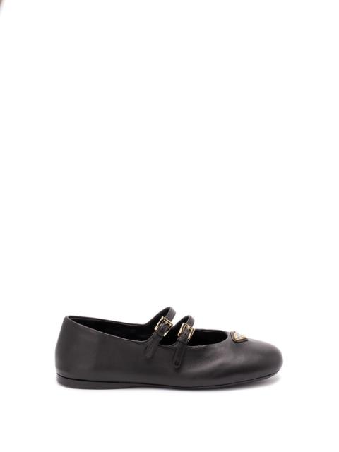 Prada Prada Women Nappa Leather Ballerinas