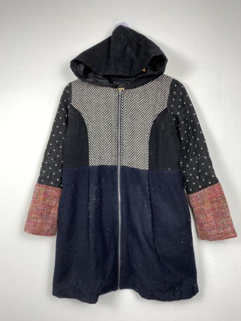 Other Designers Japanese Brand - Vintage SCOLAR Quilted Lining Hoodie Zip Up Jacket J1173