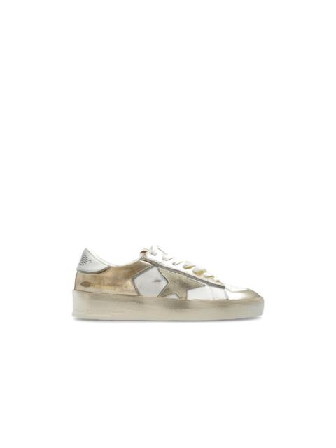 Golden Goose GOLDEN GOOSE Stardan Women's White/Gold Sneakers New & Authe