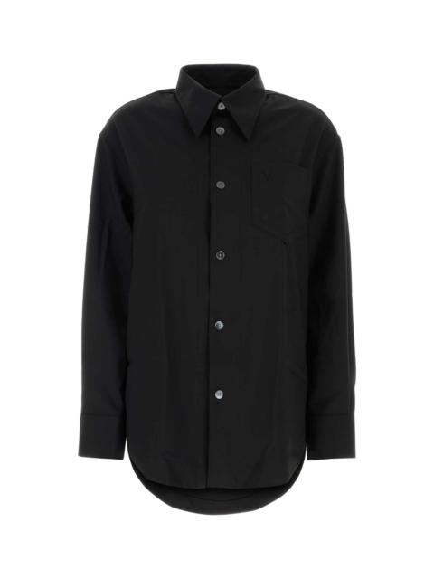 AMI Paris Ami Women Black Wool Oversize Shirt