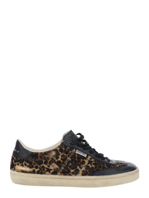 Golden Goose Golden Goose Men Sneakers 'Soul-Star Nappa' Brown With Leather Details And Rubber Sole For Men