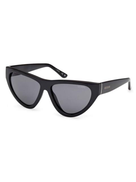 Other Designers Guess Smoke Cat Eye Ladies Sunglasses GU00152 01A 57