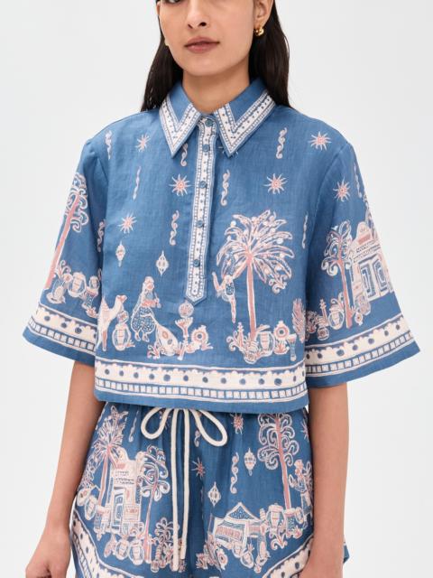 ALÉMAIS Acacia Cropped Shirt