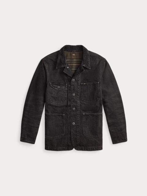 RRL by Ralph Lauren Corduroy-Collar Denim Jacket