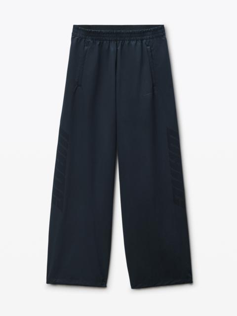 Alexander Wang Black Perforated Logo Track Pants