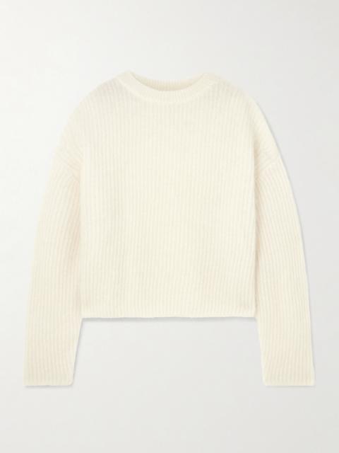 TOTEME Ribbed Mohair-blend Sweater