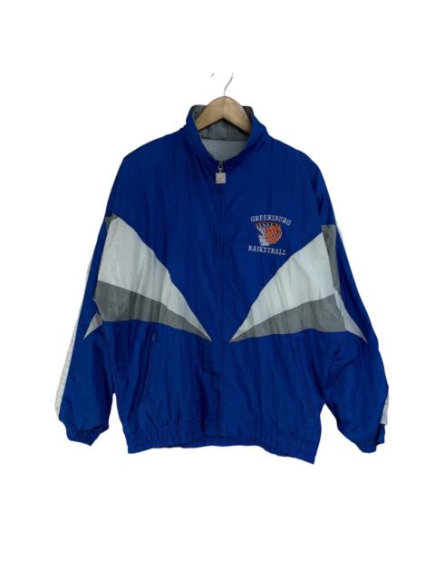 Other Designers Vintage Greensburg Basketball Colorblock Windbreaker Jacket