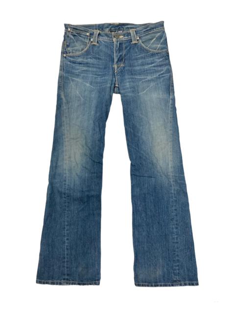 Distressed Denim - Vintage Levis Engineered Twisted Flare Denim
