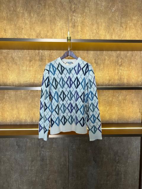 Dior Dior diamond knit wool sweater