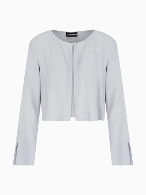 EMPORIO ARMANI ARMURE VISCOSE BLOUSE