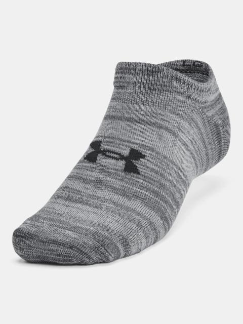 Under Armour Unisex UA Essential 6-Pack No-Show Socks