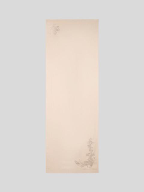 Etro CASHMERE AND SILK SCARF WITH EMBROIDERY