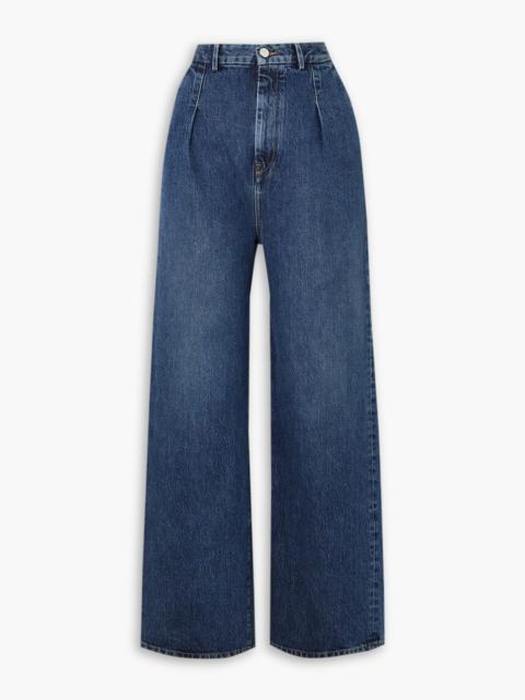 Loulou de Saison Attu pleated high-rise wide-leg jeans