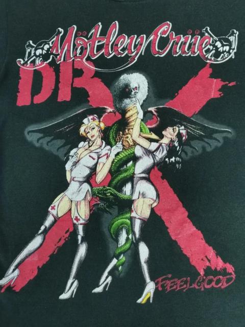 Other Designers Vintage - Vintage Motley Crue Dr. Feelgood Slayer Metallica Stitches