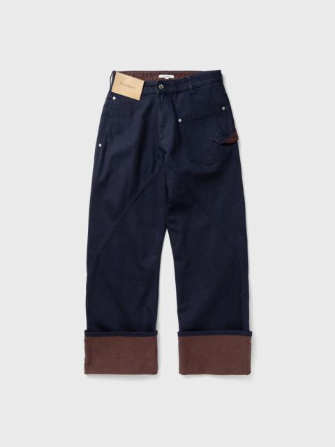 JW Anderson TURN UP TWISTED WORKWEAR JEANS