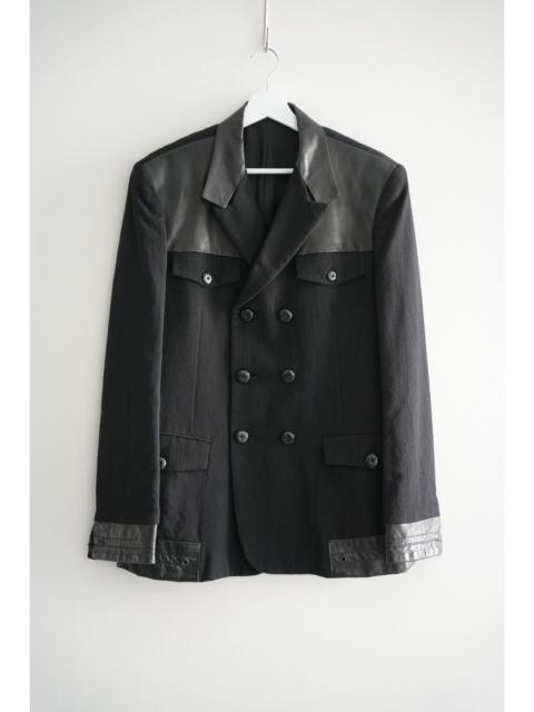 Yohji Yamamoto Yohji Yamamoto 08aw Double-breasted leather suit