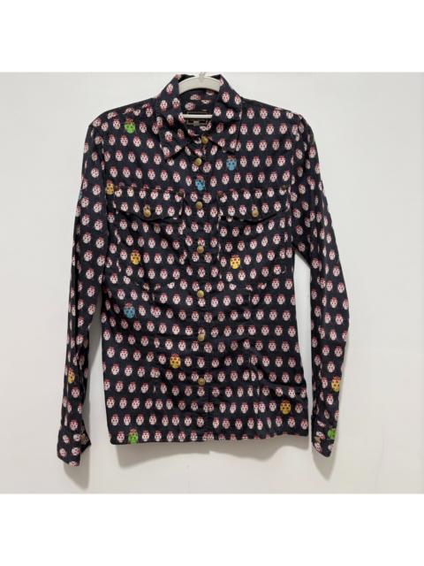 VERSACE Versace Vintage 90s Print All-Over Multicolor Shirt