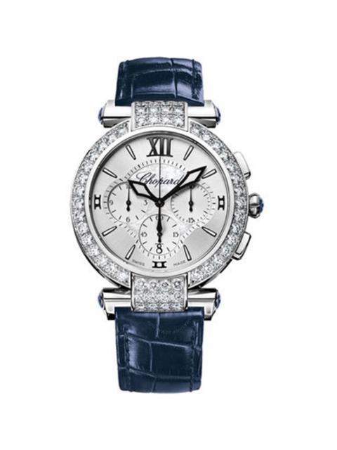 Chopard Chopard Imperiale Chronograph Diamond Mother of Pearl Dial 18 kt White Gold Ladies Watch 384211-1001