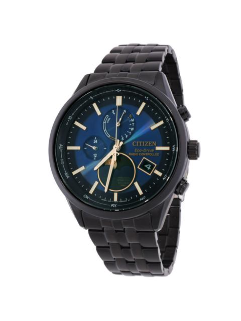 Other Designers Citizen Eco-Drive Radio-Controlled Moon Phase Blue Dial Men's Watch BY1035-56L