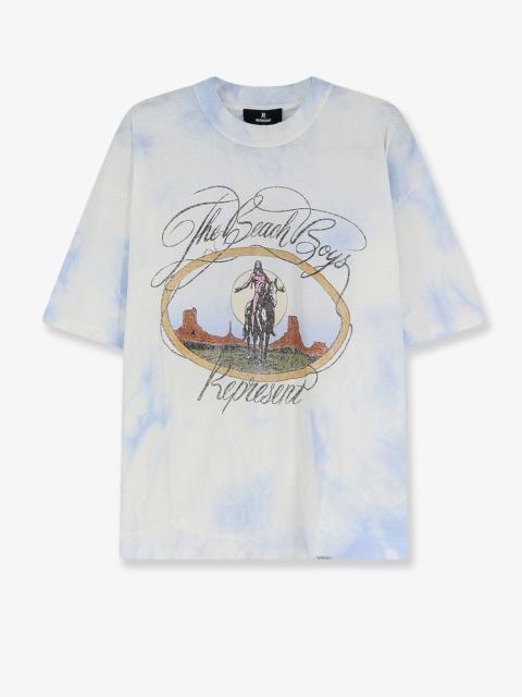 REPRESENT Represent Beach Boys Cotton Blend T-Shirt Blue