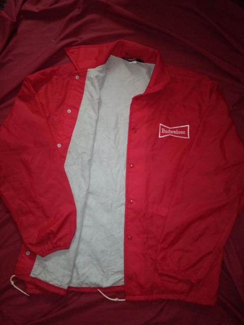 Other Designers Vintage - VTG 70s 80s Budweiser Lined windbreaker Made in USA