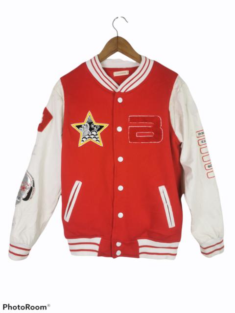 Other Designers Band Tees - Distressed Official Big Bang K-Pop Band Varsity Jacket