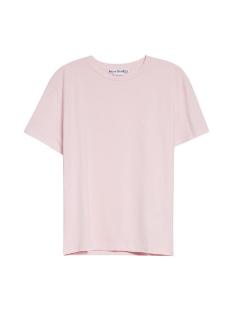Acne Studios Acne Studios Eram U Face Patch T-Shirt in Blossom Pink at Nordstrom