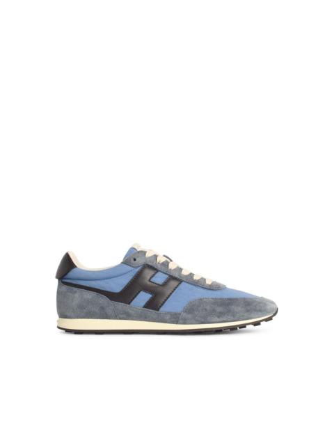 HOGAN Hogan 'HOGAN Athletic' Light Blue Brown Suede Sneakers