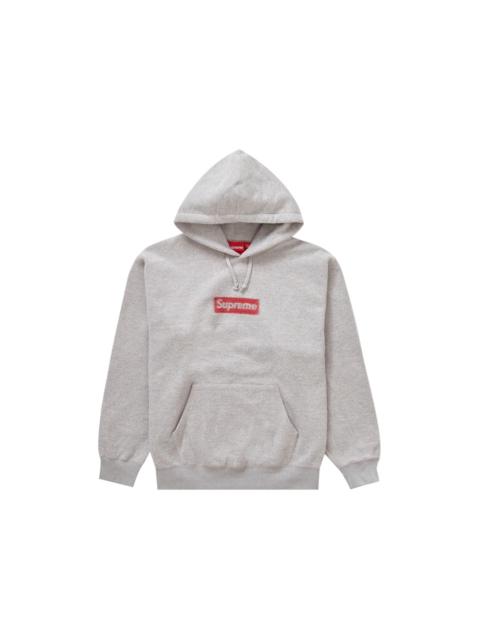 Supreme Supreme Inside Out Box Logo Hooded Sweatshirt Heather Grey