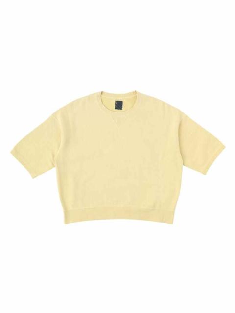 visvim AMPLUS SB SWEAT S/S DMGD YELLOW