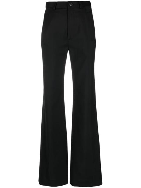 VIVIENNE WESTWOOD HIGH WAIST FLARED TROUSERS