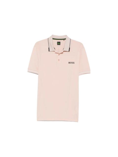 BOSS Boss Pink Polo Shirts Men