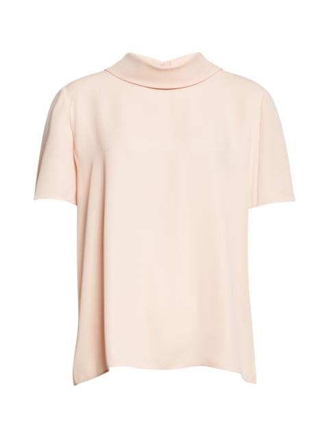 Valentino Valentino Silk Georgette Top in Rose at Nordstrom