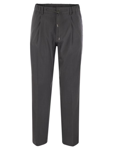 Herno Herno Men Tech Wool Trousers