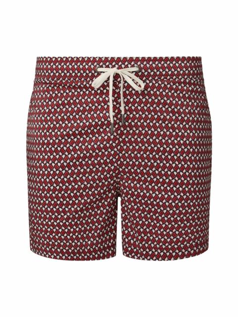 onia Onia Charles 5" Swim Trunk in Picante Multi at Nordstrom