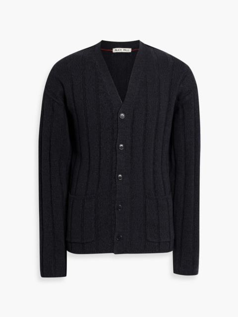 Other Designers James ribbed cotton and linen-blend cardigan