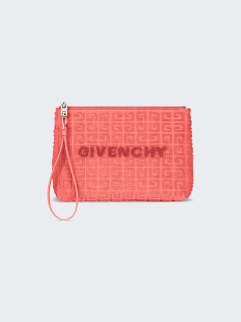 Travel Pouch In 4g Toweling Coral