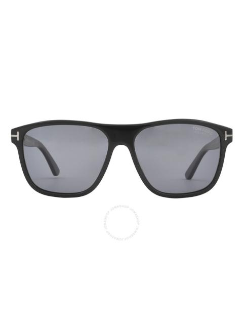 Tom Ford Frances Polarized Smoke Square Men's Sunglasses FT1081-N 01D 58